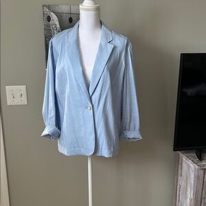 J. Jill Soft Blue Women's Blazer and pants